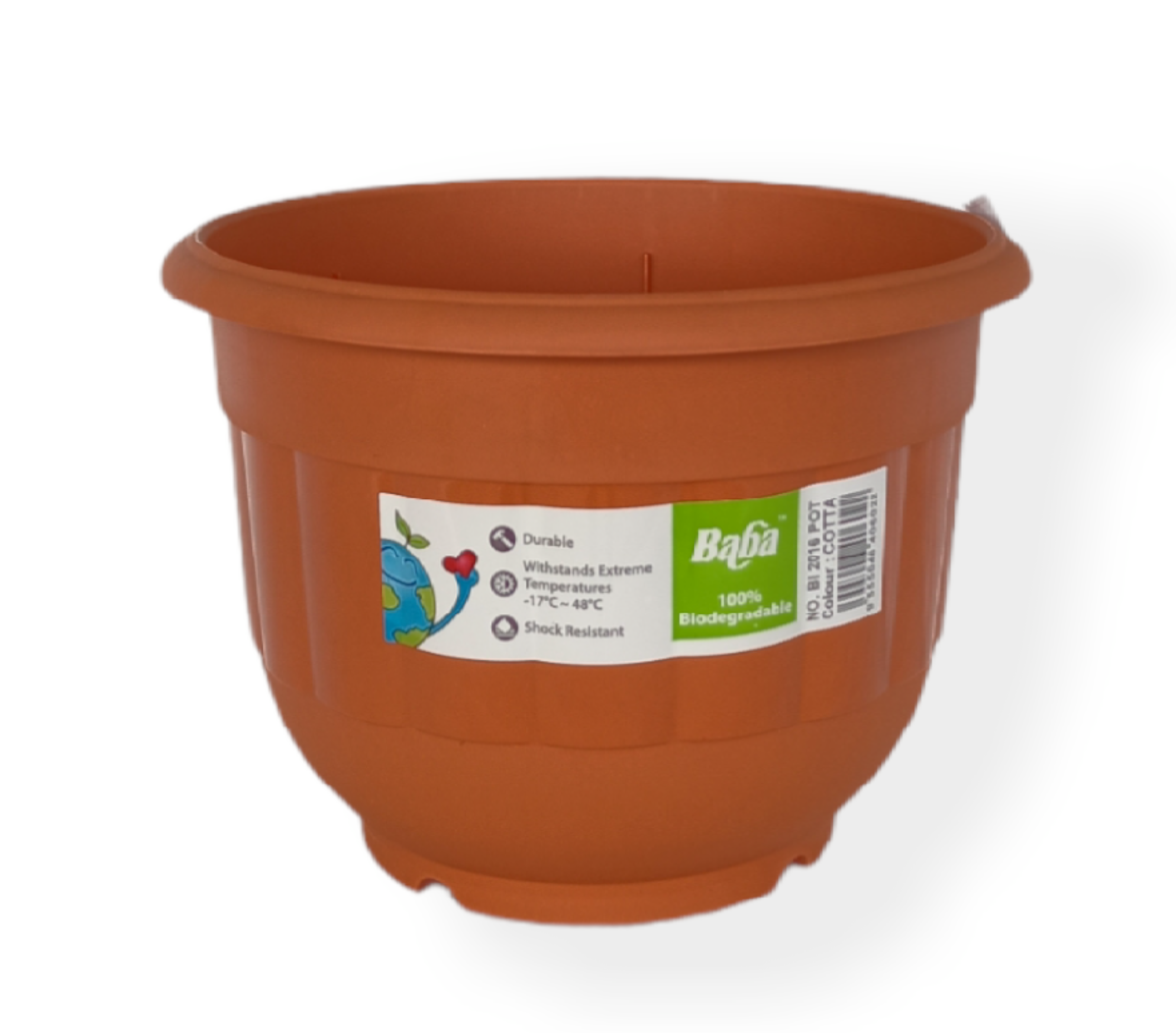 Baba Brand BI-2016 Plastic Pot Cotta