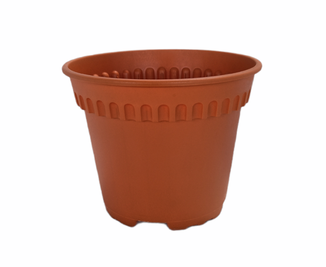 Baba Brand RD-120 Plastic Pot Brown