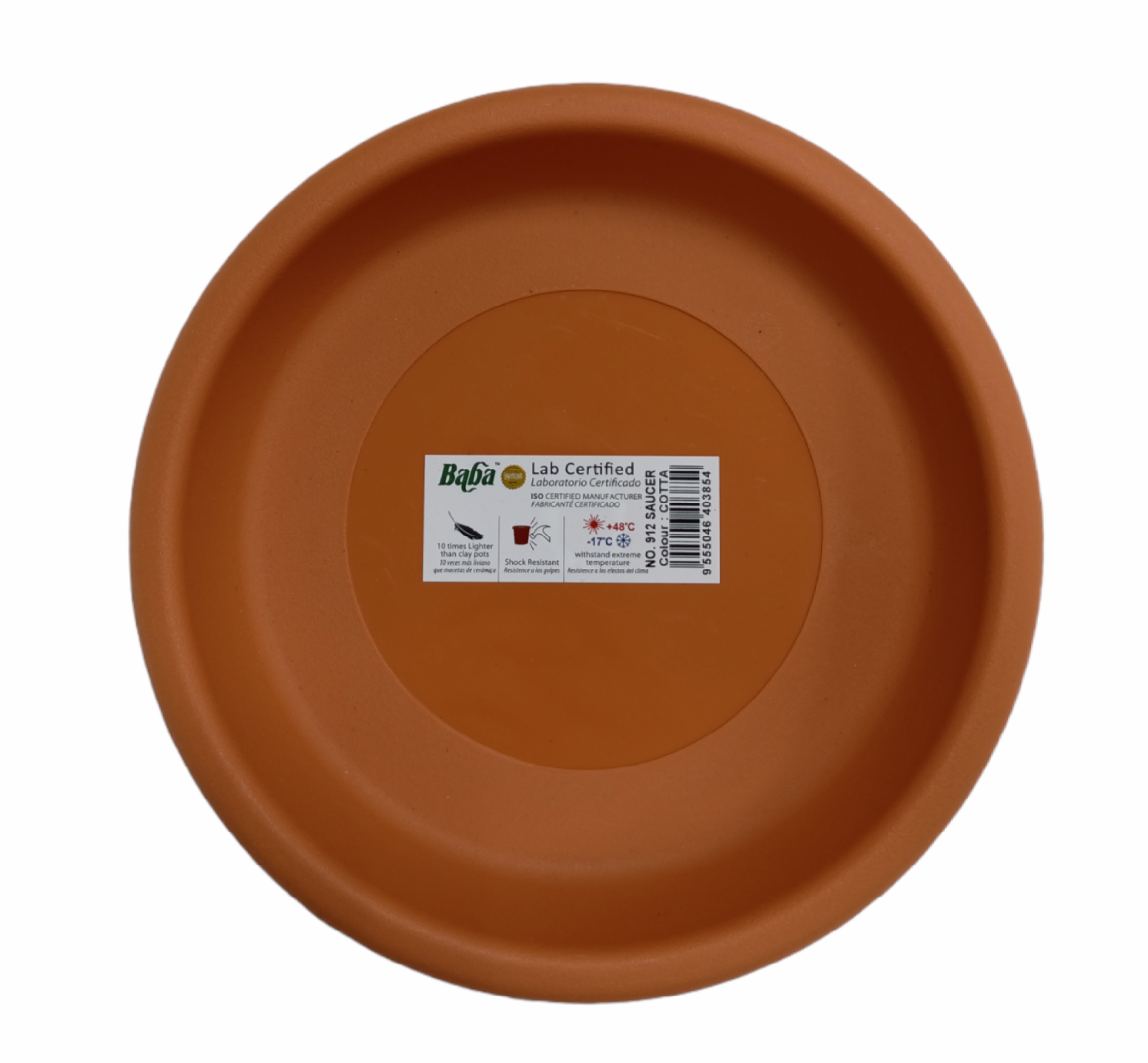 Baba Brand No 912 Plastic Saucer Cotta
