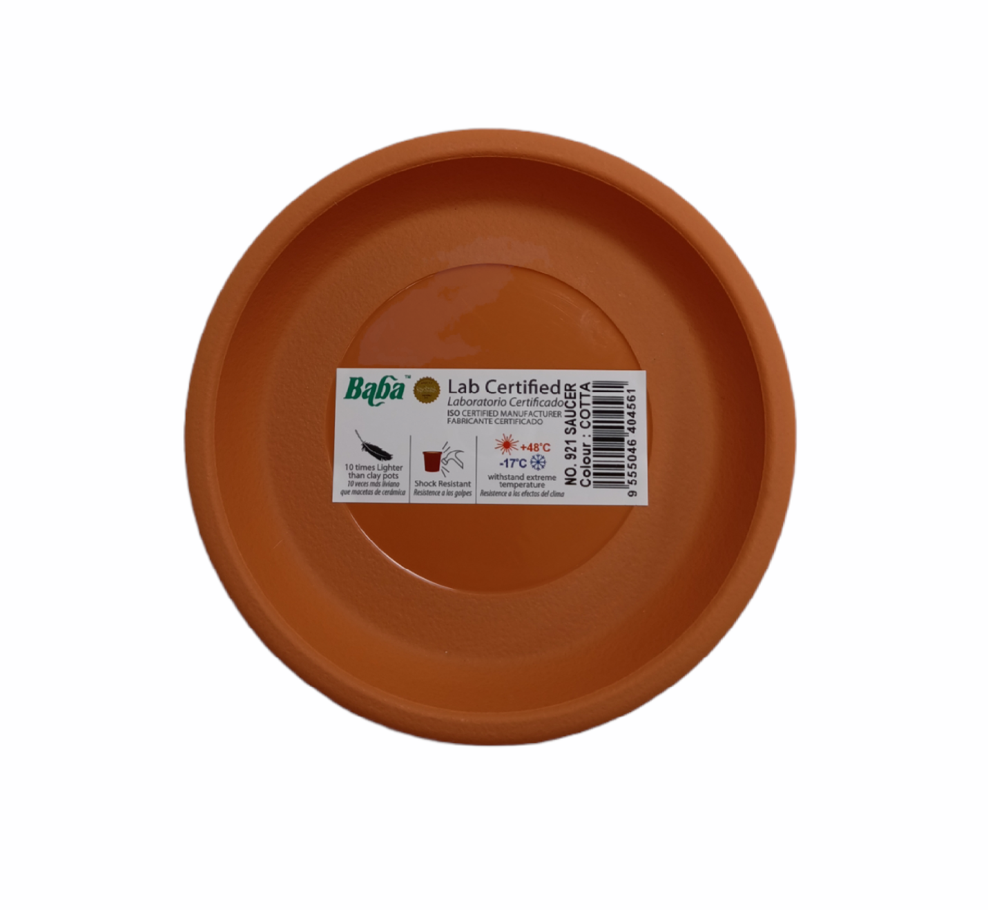 Baba Brand No 921 Plastic Saucer Cotta