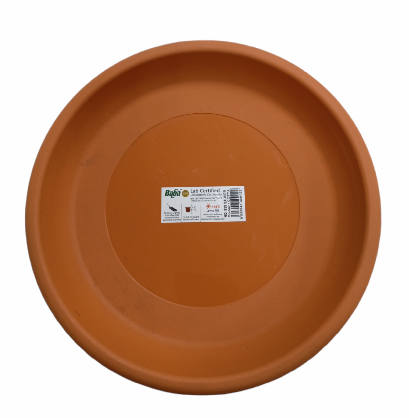 Baba Brand No 939 Plastic Saucer Brown