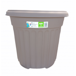 Baba Brand RD-392 Plastic Pot Zen Brown
