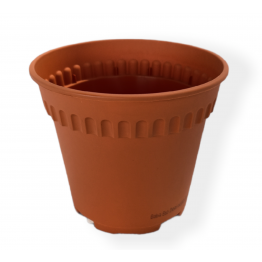 Baba Brand RD-150 Plastic Pot Brown